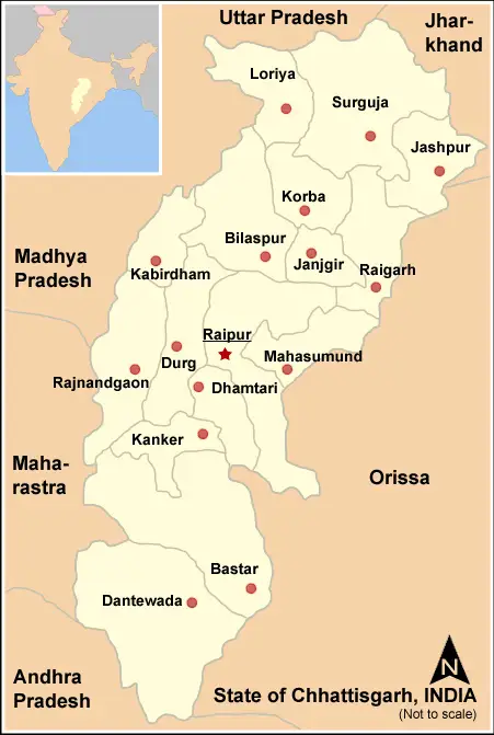 chhattisgarh-map